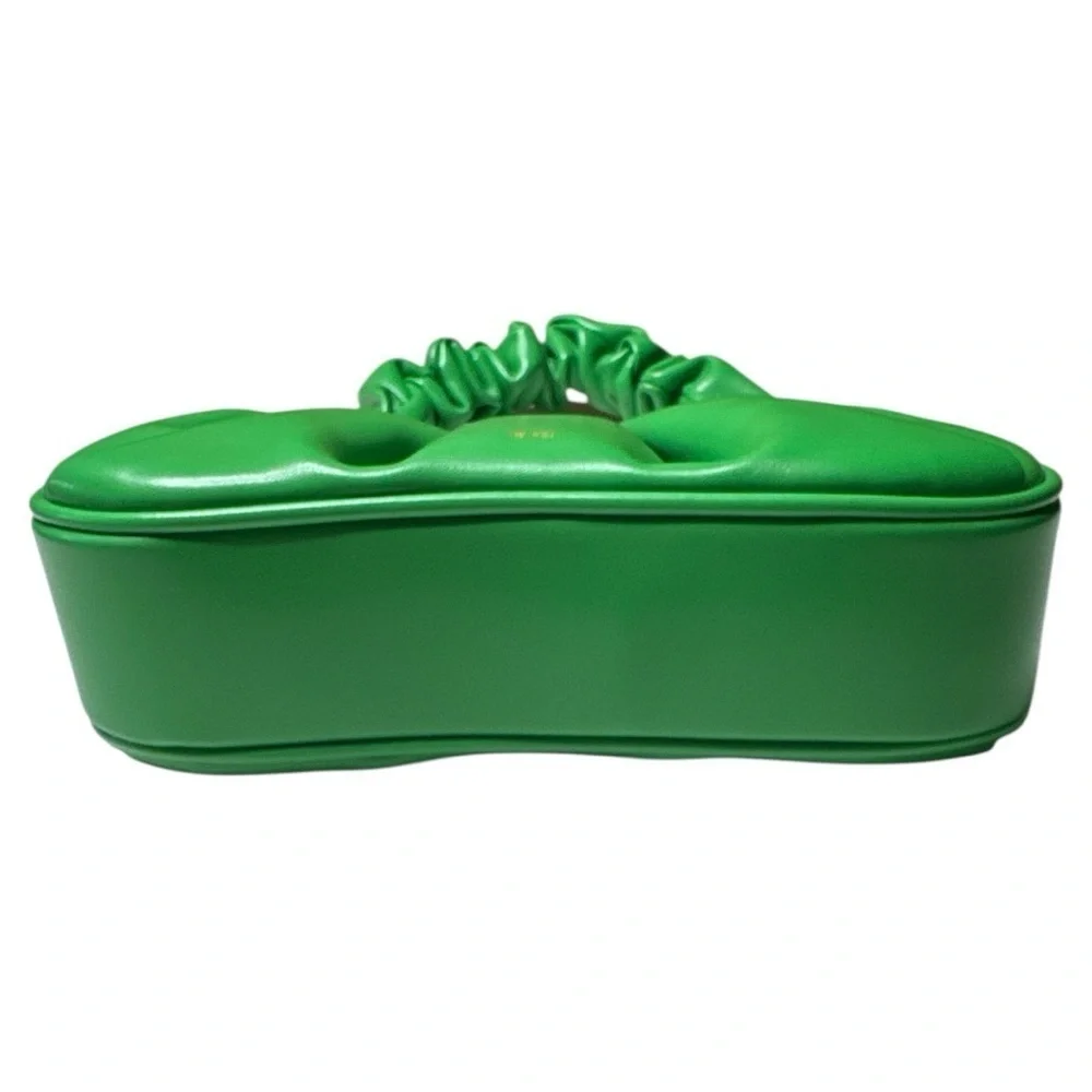 JW PEI Gabbi Green Ruched Vegan Hobo Bag